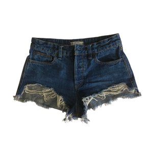 Free People Shorts Size 26 Button Front